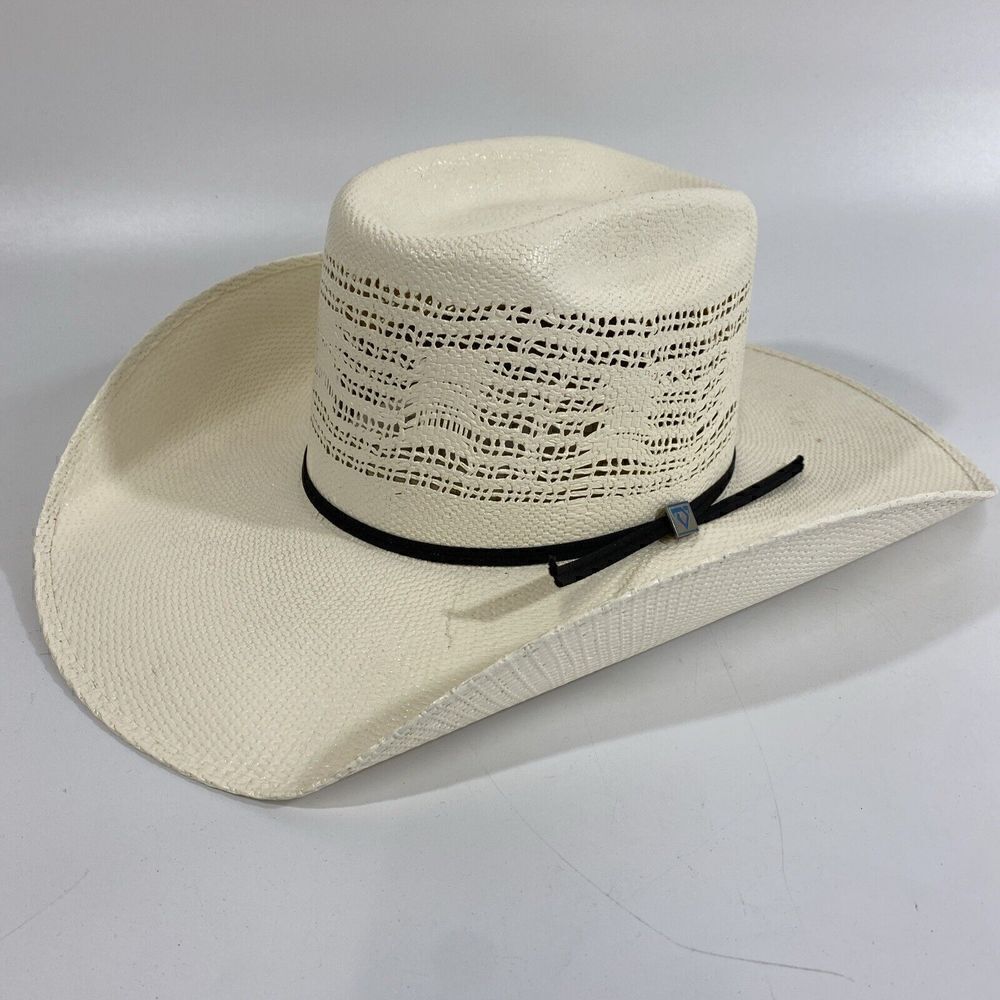Cody Johnson RESISTOL‎ CoJo Vaquero Bangora 4 1/4" Brim Straw Cowboy Hat 6 7/8